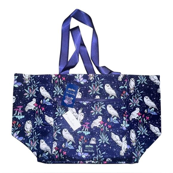 Vera Bradley Harry Potter Forbidden Forest ReActive Drawstring Family Tote Bag - Picture 1 of 4